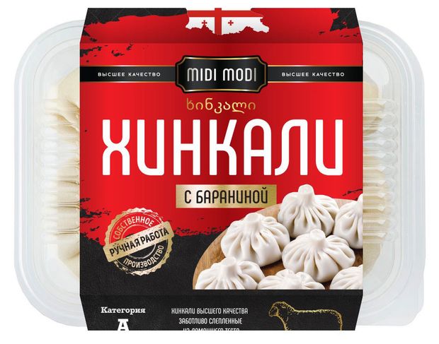 

Хинкали Midi Modi с бараниной 520 г