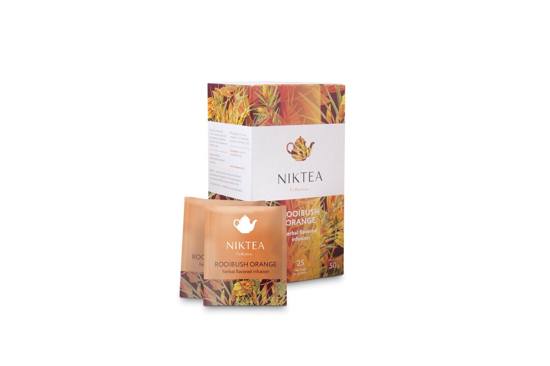 

Чайный напиток Niktea Rooibush Orange в пакетиках 25 шт. 50 г