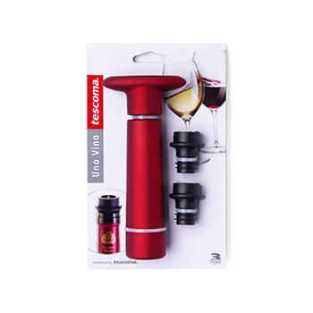 

Вакуумная помпа Tescoma Uno Vino 2 пробки