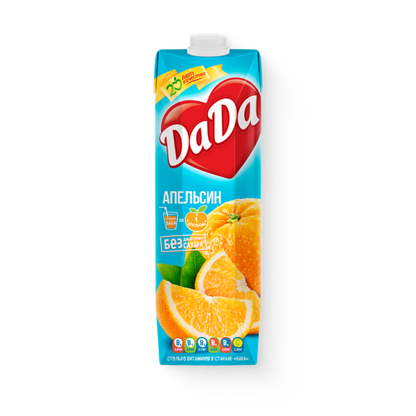 Сок DaDa апельсин 950 мл