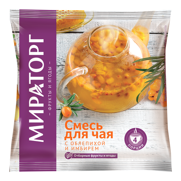Смесь для чая Мираторг с облепихой и имбирем 300 г