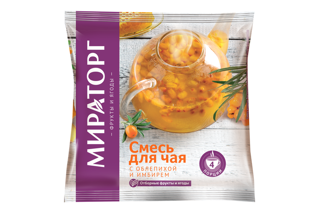 

Смесь для чая Мираторг с облепихой и имбирем 300 г