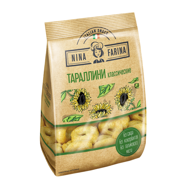 Сушка Nina Farina тараллини классические 180 г