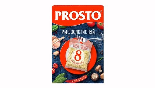Рис золотистый, 8 пакетиков ТМ Prosto (Просто)