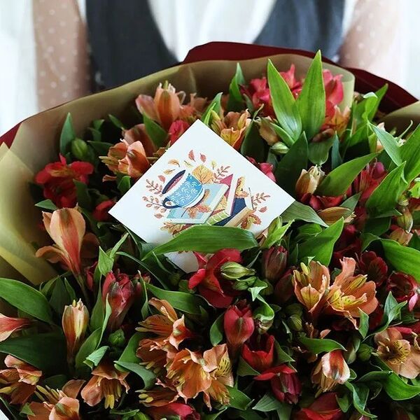 Мини-открытка 8*8  Осень 