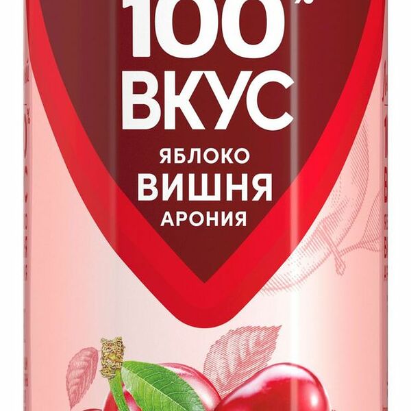 Нектар Любимый яблоко, вишня, черноплодная рябина арония 970 мл