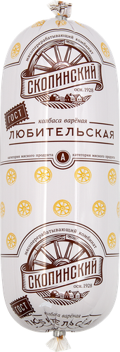 

Колбаса Скопинский Любительская вареная п/а вес