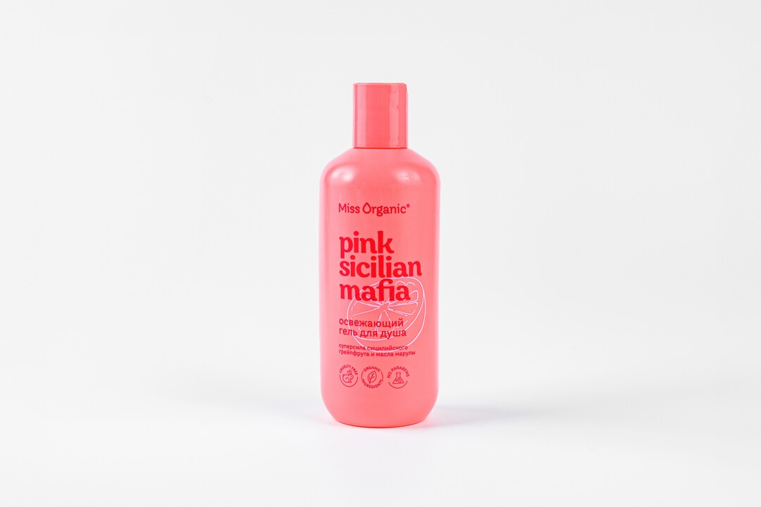 

Гель для душа освежающий Pink sicilian mafia Miss Organic