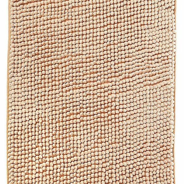 Коврик для ванной Fresh code Шенилл из микрофибры цвет: бежевый, 40×60 см