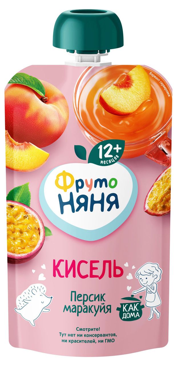 

Кисель ФрутоНяня персик-маракуйя 130 г