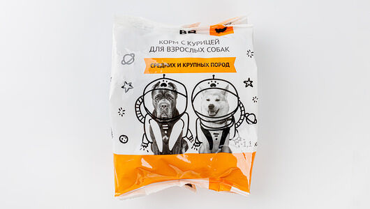 Корм сухой с курицей для взрослых собак средних и крупных пород 1