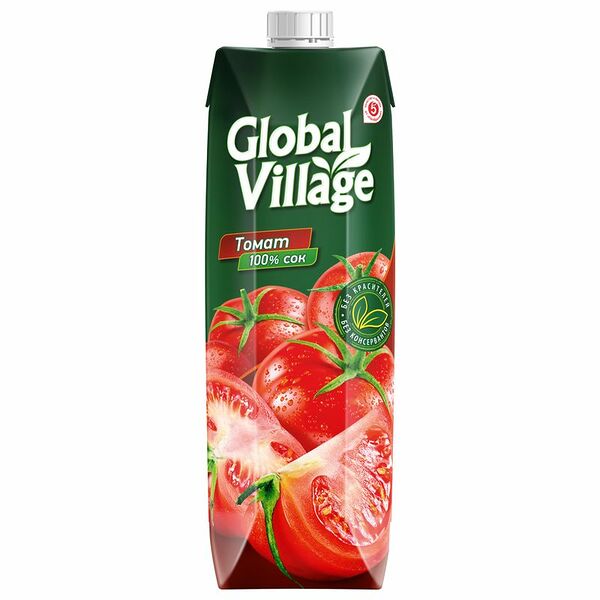 Сок Global Village томатный 0.95 л