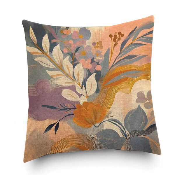 Подушка декоративная Grand Style Рис №3, 45х45 см, рогожка, фотопечать