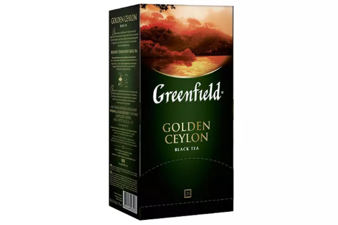 

Чай черный Greenfield Golden Ceylon 25 пакетиков 50 г