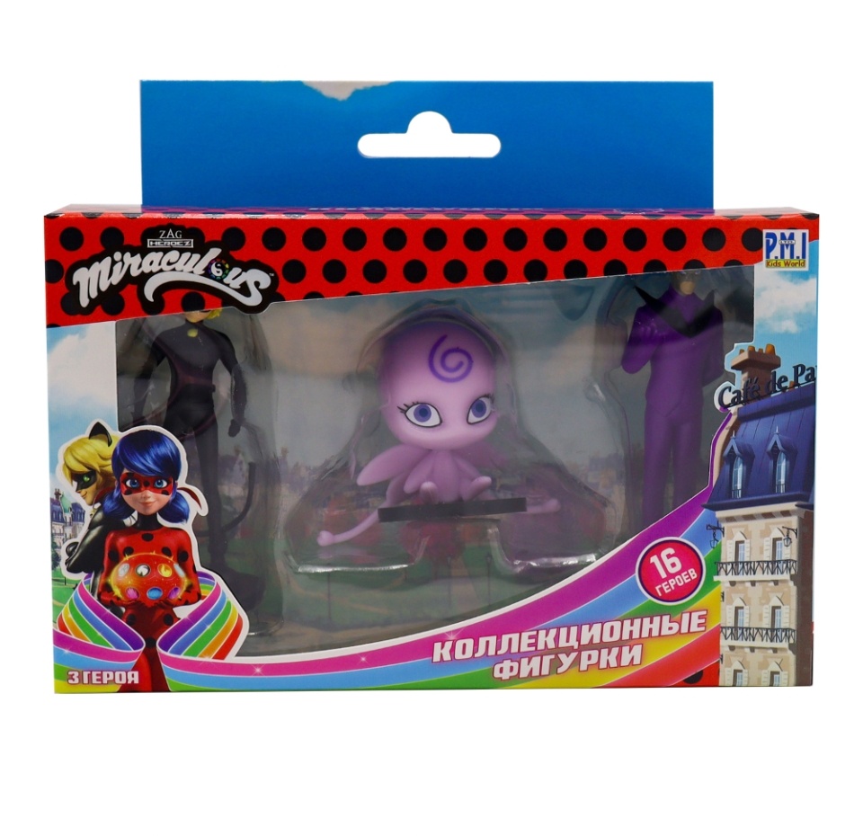 

Фигурки Miraculous Нууру, Суперкот, Бражник 3 шт., Китай