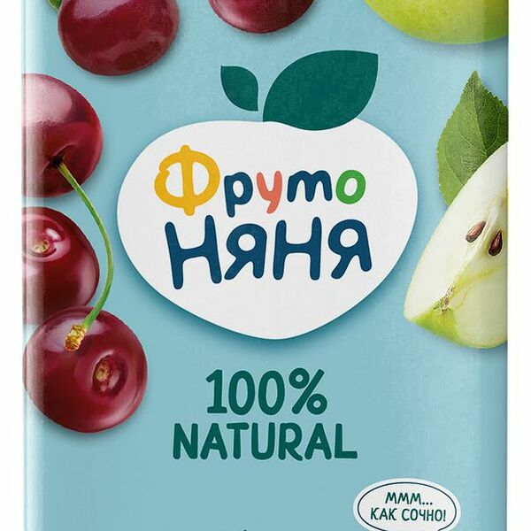Нектар ФрутоНяня Яблоко-вишня 500 мл