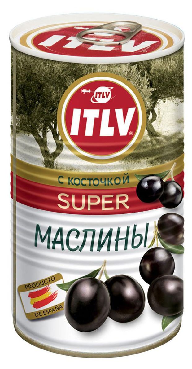 

Маслины ITLV Super с косточкой, 350 г