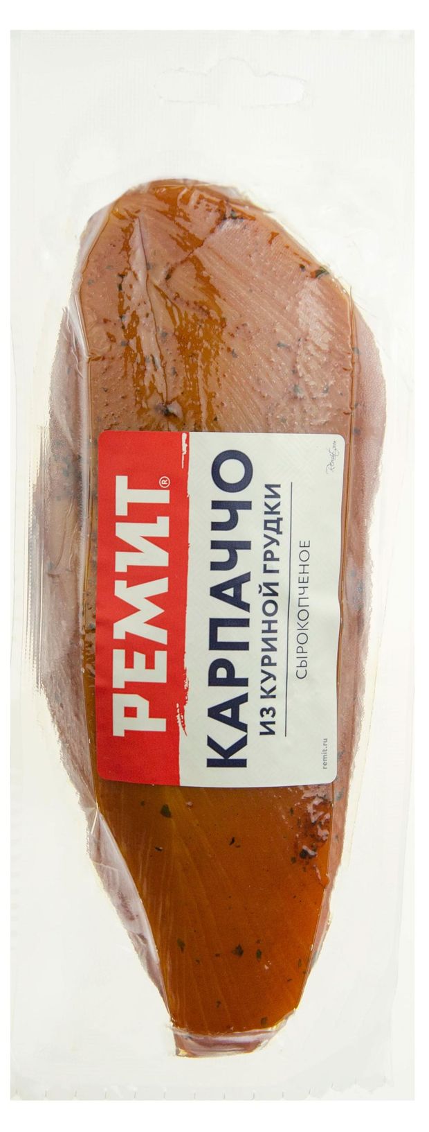 

Карпаччо сырокопченый Ремит из мяса птицы вес