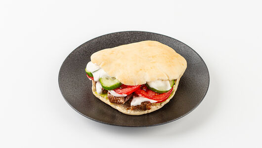 Не мясная пита в белом