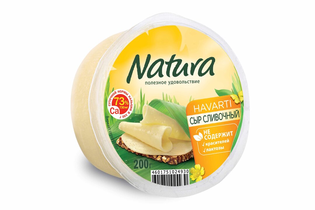 

Сыр Natura Сливочный 45% 200 г