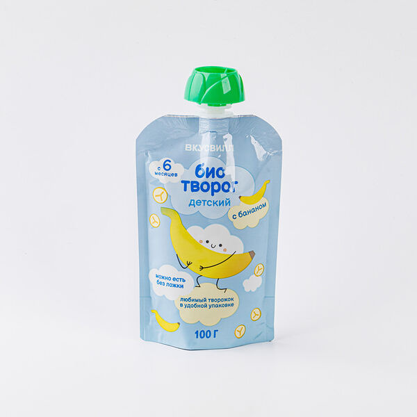 Биотворог детский с бананом 4,2%, 100г