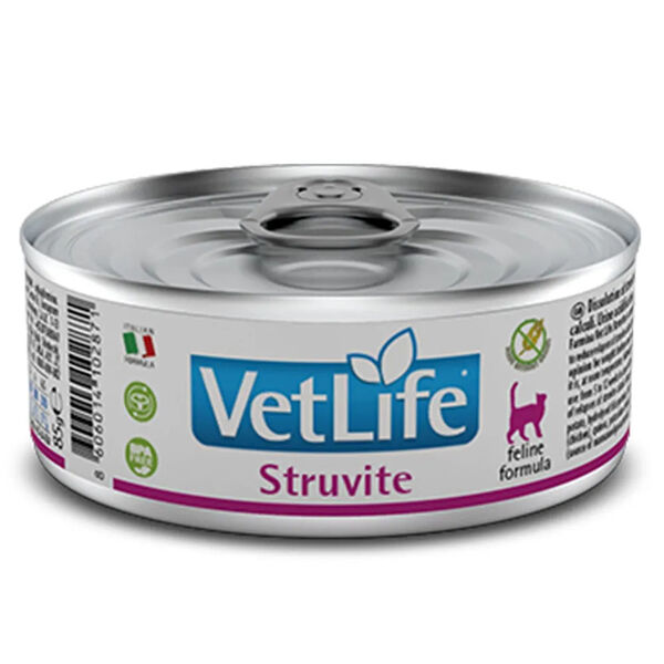 Корм для кошек FARMINA Vet Life Struvite при МКБ паштет банка 85г