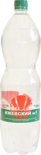 Вода минеральная Серебряные ключи Ижевский №1 газированная лечебно-столовая 1.5 л