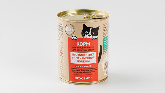 Корм влажный диетический для взрослых кошек 