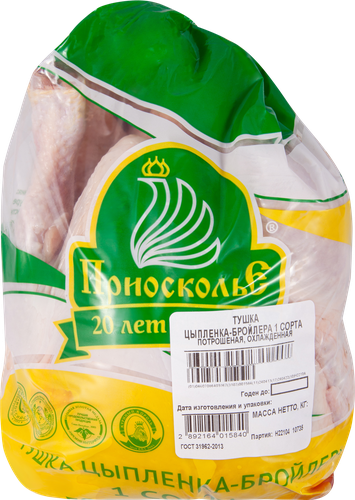 

Тушка цыпленка-бройлера Приосколье вес