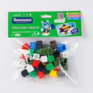 Конструктор развивающий "Пиксели макси", 40 деталей