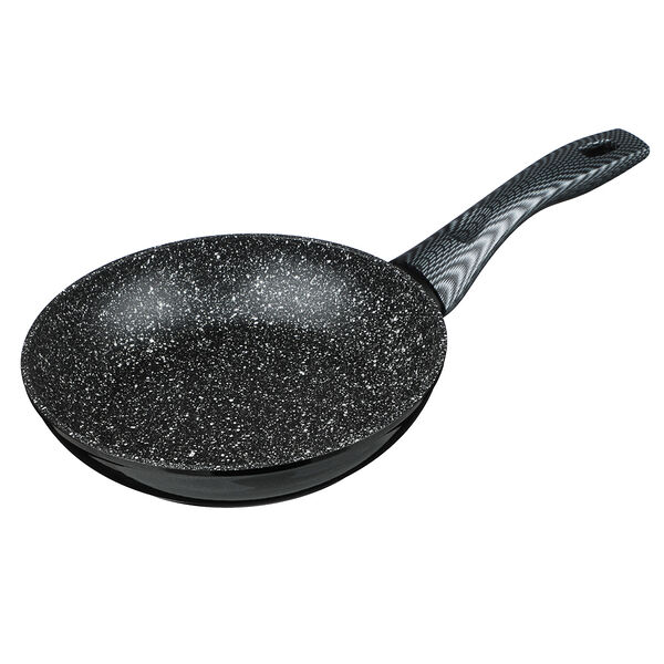 Satoshi карбон сковорода литая d20см, антипригарное покрытие мрамор, индукция