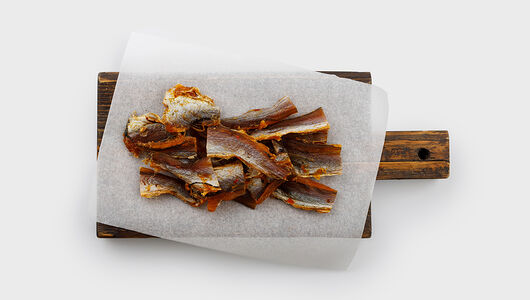 Путассу филе-кусочки вяленые с перцем