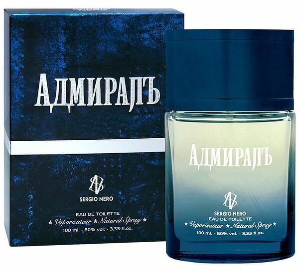 Туалетная вода Sergio Nero Адмирал мужская, 100 мл