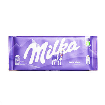 Шоколад молочный Milka с альпийским молоком
