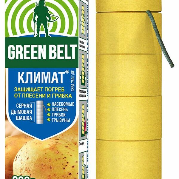 Серная дымовая шашка Грин Бэлт Климат с фитилем