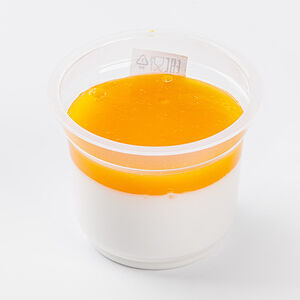 Десерт веганский "Панакота манго-маракуйя"