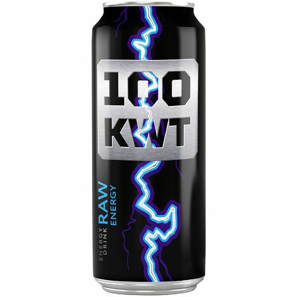 Напиток 100 KWT Raw Energy газированный 0.45л