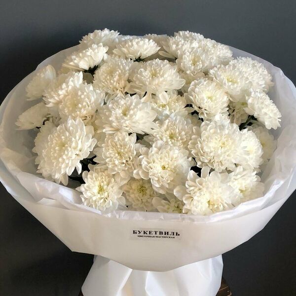Букет из 11-ти кустовых хризантем