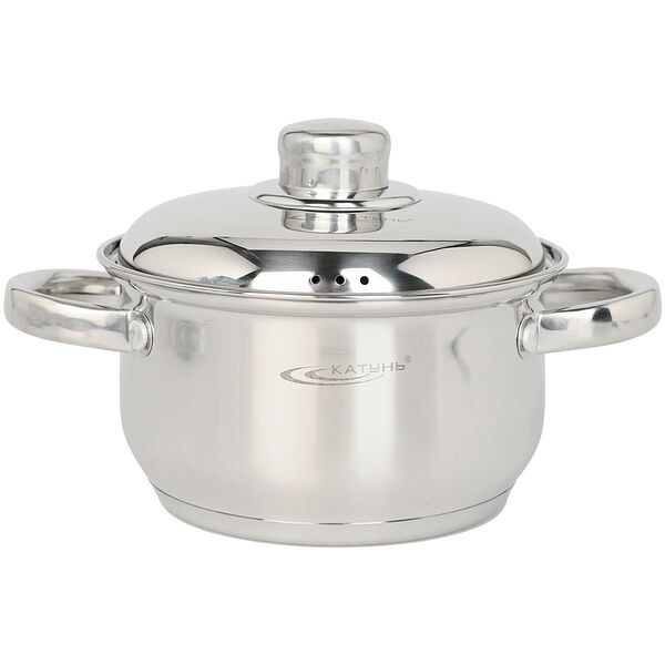 Кастрюля Катунь Гретта-МК, 1.8 л, нержавеющая сталь