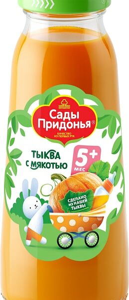 Нектар Сады Придонья Тыква с мякотью с 5 месяцев 200мл