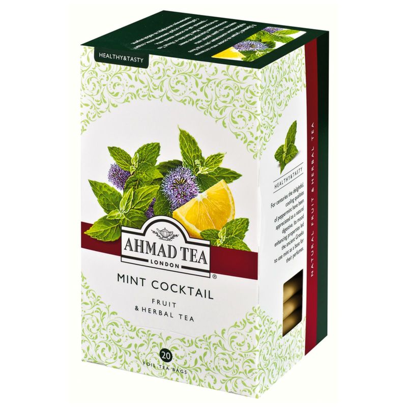 

Чай травяной Ahmad Tea со вкусом мяты и лимона 30 г