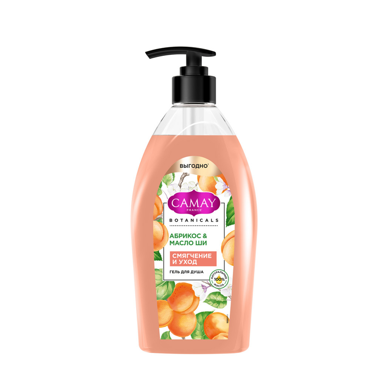 

Гель для душа Camay Botanicals Абрикос и Масло Ши 750 мл