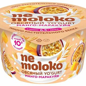 Продукт овсяный Nemoloko Yo'Gurt Манго-маракуйя 130 г