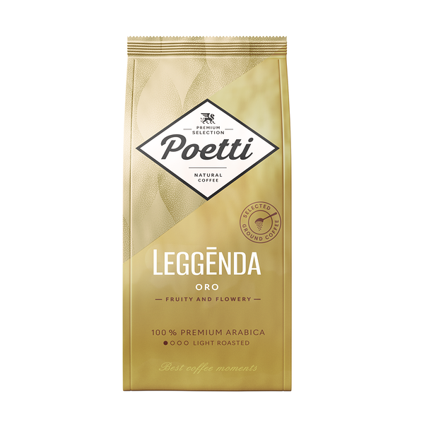 Кофе Poetti Leggenda Oro натуральный жареный молотый, 250 г