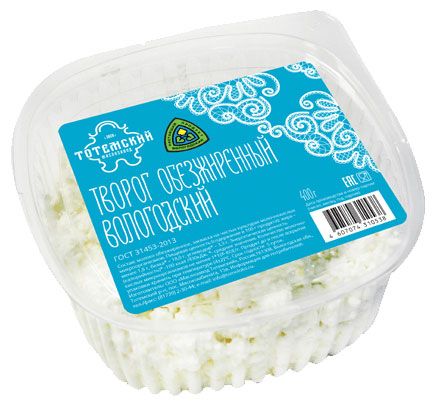 

Творог Тотемский маслозавод обезжиренный БЗМЖ 400 г