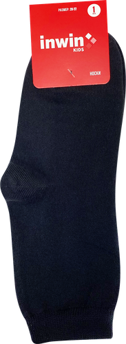 

Носки детские INWIN Kids, высокая посадка, черные, Арт. BKSU-01-HB