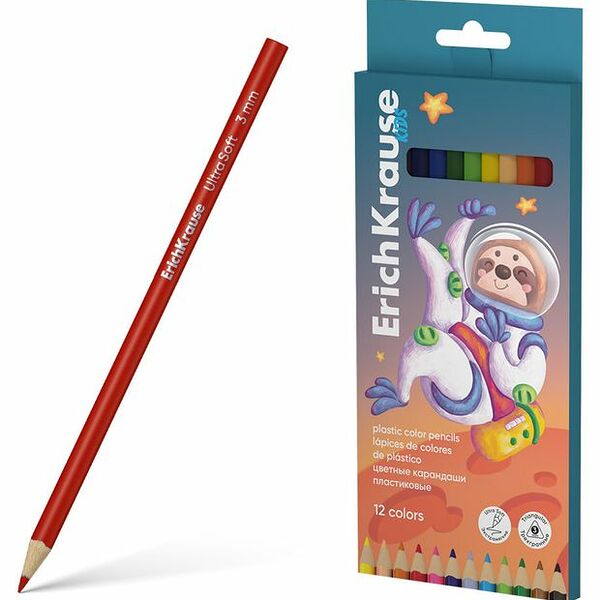 Карандаши цветные 12 цветов, ВП