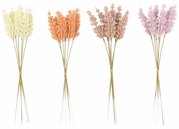 Букет искусственный Лаванда, 37 см, 1 шт в ассортименте