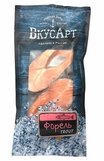 Форель Вкус Арт стейк замороженный 500 г