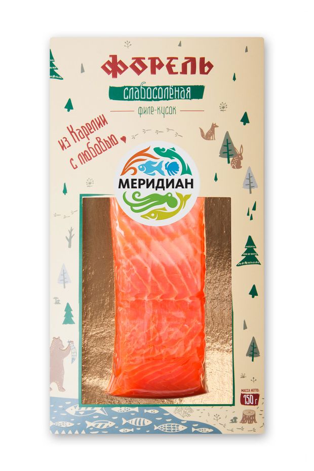 

Форель Меридиан филе 150 г